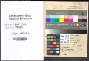 Entnazifizierung Wilhelm Nagel , geb. 29.11.1894 (Landwirt)