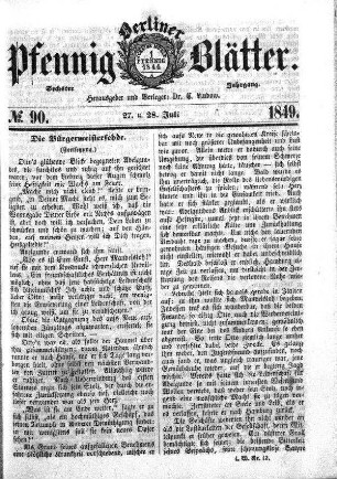 No. 90, 27. u. 28. Juli