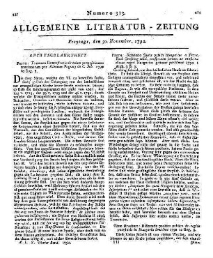 Pogány, Adam: Tentamen Demonstrationis trium propositionum. - Pesth, 1790