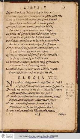 Elegia IX.