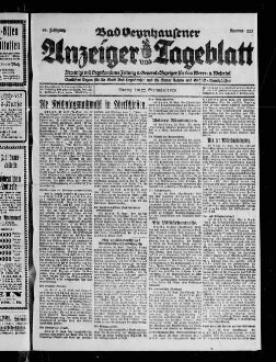 Bad Oeynhausener Anzeiger und Tageblatt. 1912-1934