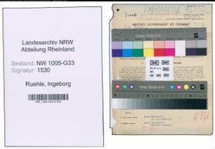 Entnazifizierung Ingeborg Ruehle , geb. 12.10.1906 (Studienraetin)