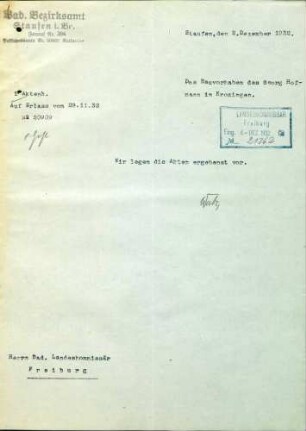 Werber, Ernst; geb. 25.11.1880; Landrat