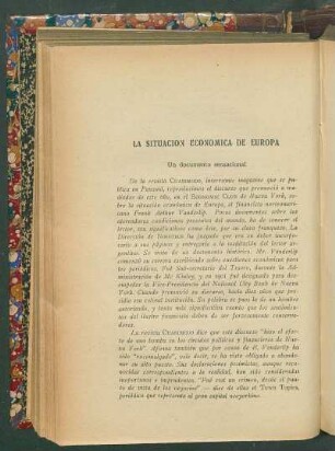 Un documento sensacional