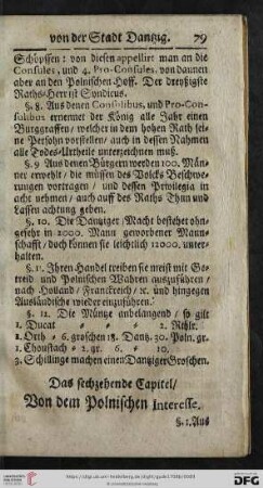 Das sechzehende Capitel