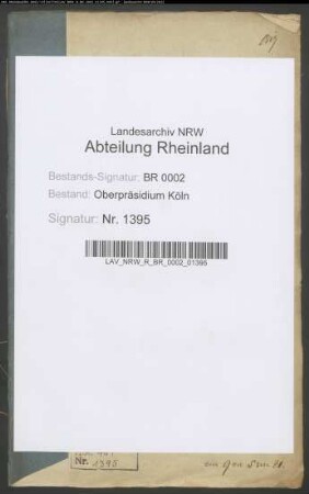 Im Regierungsbezirk -Düsseldorf begangene Verbrechen (Begnadigung der Verbrecher s. u. Nr. 248)