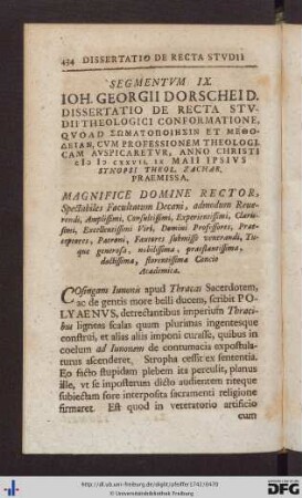 Segmentum IX.