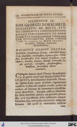 Segmentum IX.