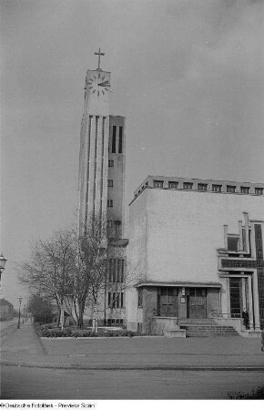 Teilansicht der Gohliser Versöhnungskirche