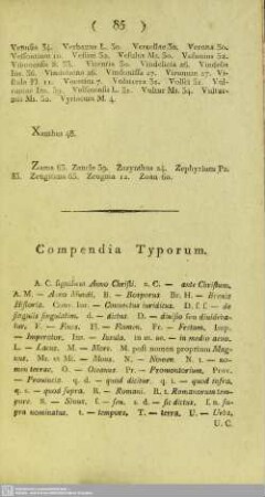 Compendia Typorum