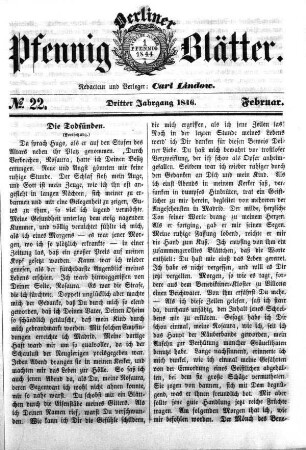 No. 22, Februar
