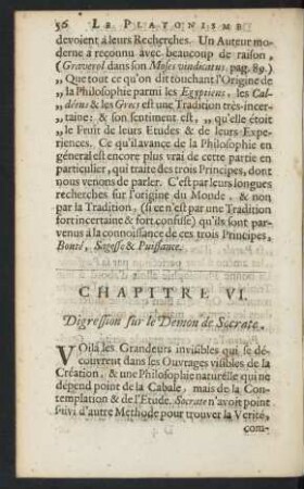 Chapitre VI. Digression sur le Demon de Socrate