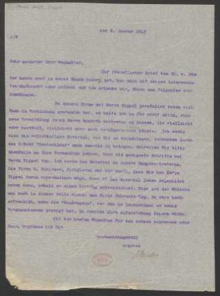 Brief an Ignaz Waghalter : 02.01.1917