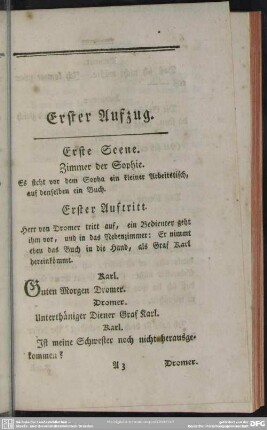 Erster Aufzug [Erster Akt]