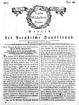 Nr. 48., 16. Juni 1810