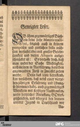 Geneigter Leser