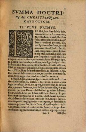 Summa doctrinae christianae catholicae
