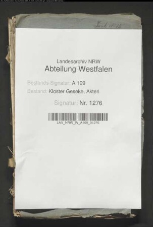 Kultur und Hege der Stiftswaldungen.