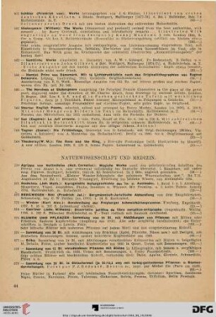 Naturwissenschaft und Medizin (Nr. 570-625)