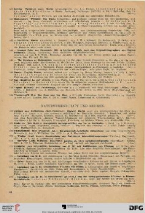 Naturwissenschaft und Medizin (Nr. 570-625)