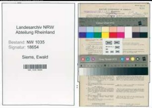 Entnazifizierung Ewald Siems , geb. 14.04.1900 (Ingenieur)