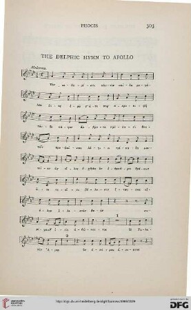 The Delphic Hymn to Apollo