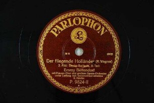 Der fliegende Holländer : 2. Akt: Senta-Ballade, II. Teil / (R. Wagner)