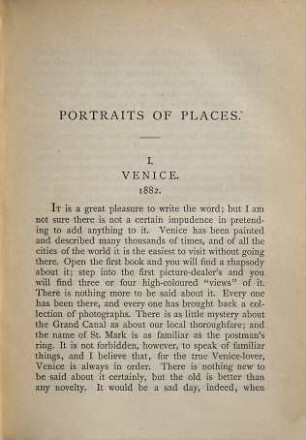 Portraits of places