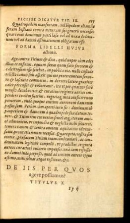 De Iis Per Quos agere possumus? Titulus. X.