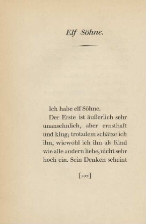 Elf Söhne
