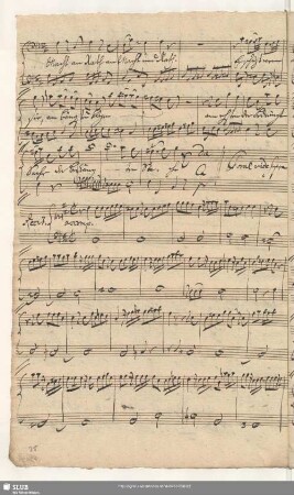 Recit[ativo] accomp[agnato]: [Herr laß dir unsern Wunsch gefallen]