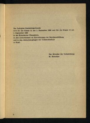 Der Lehrplan Staatsbürgerkunde ...
