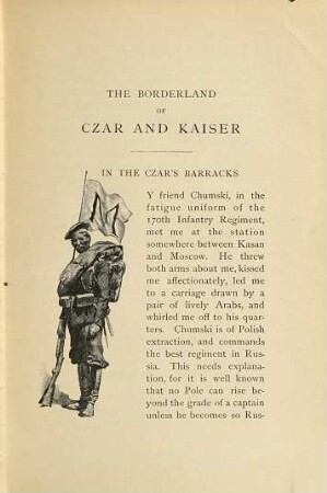 The borderland of Czar and Kaiser : Notes from both sides of the Russian frontier. Illustr. by Frederic Remington