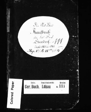 Kaufbuch von Ebersdorf (bei Löbau), Bd. 1