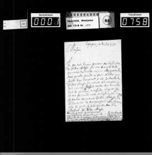 . 1735: Januar-Februar 1735