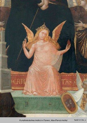 Thronende Madonna mit Heiligen