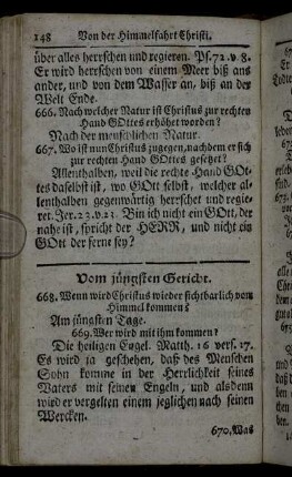 Vom jüngsten Gericht. - Von der Auferstehung der Todten.