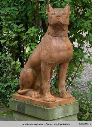 Zwei Sitzende Hunde