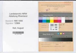 Entnazifizierung August Keil, geb. 20.07.1900 (Regierungsbaurat)