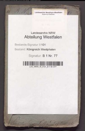 Anlegung einer dritten Schule zu Hövelhof, Kanton Neuhaus