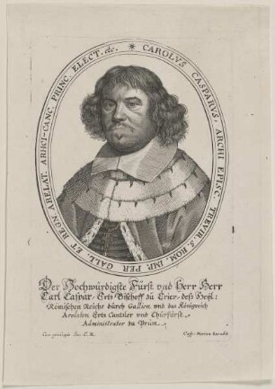 Bildnis des Carlovs Casparvs, Erzbischof von Trier