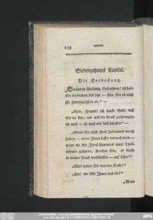 Siebenzehntes Kapitel. Die Entdeckung.