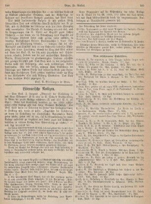 549-552 Literarische Notizen