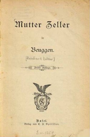 Mutter Zeller in Beuggen
