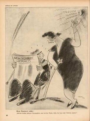 "Frau Roosevelt tröstet"