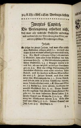 Zweytes Capitel.