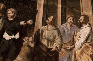Die Jünger am Grabe der Maria