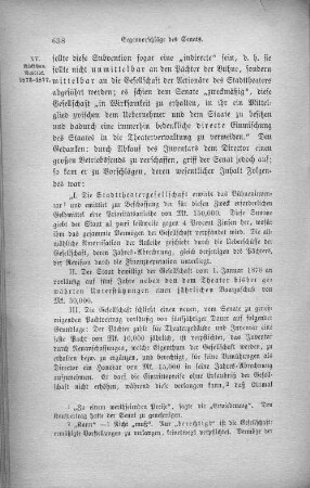 Gegenvorschläge des Senats.