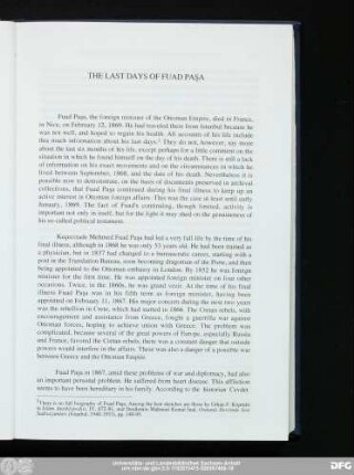 The Last Days Of Fuad Paşa