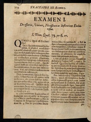 904-909, Examen I